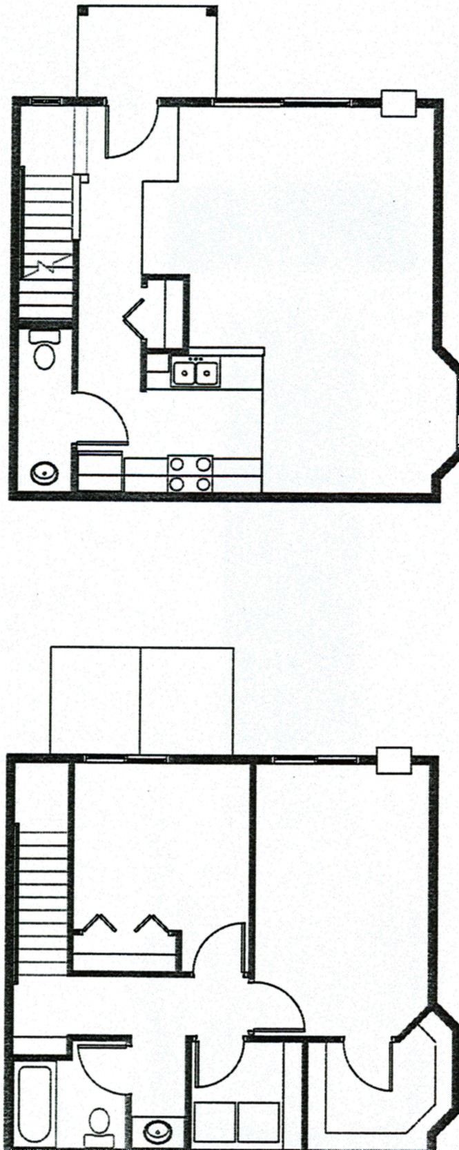 Floor plan for 2 beds, 1.5 baths, 1145 sqft